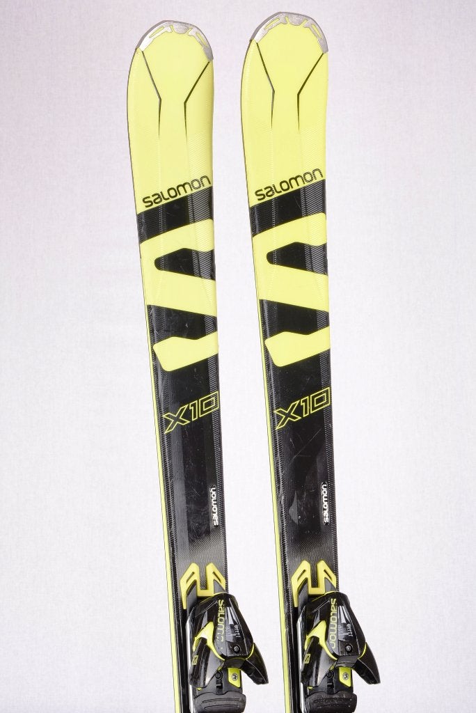 169 cm ski's SALOMON X-MAX X10, Woodcore, titan + Salomon XT, Sport en Fitness, 160 tot 180 cm, Gebruikt, Verzenden, Salomon