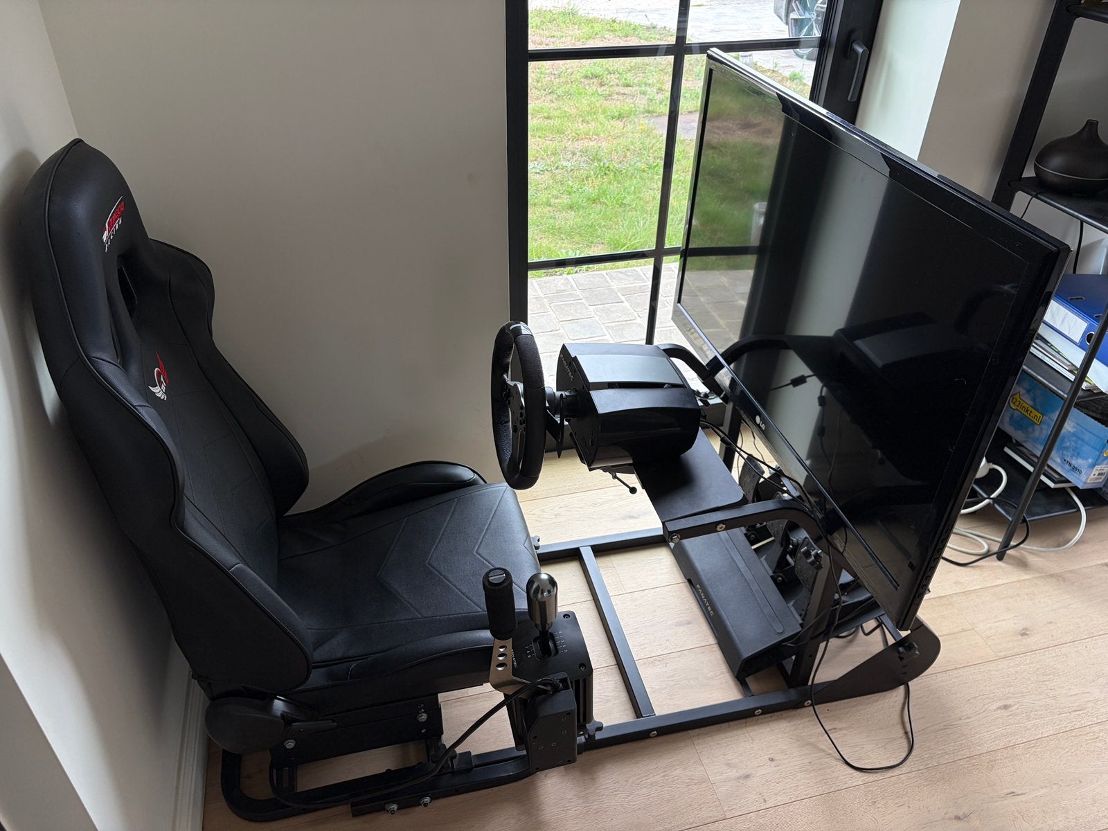 Fanatec csl elite + playseat gt omega racing, Enlèvement, Utilisé