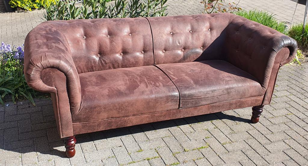 Canapé style Chesterfield, Huis en Inrichting, Ophalen, Overige materialen, Gebruikt, Chesterfield