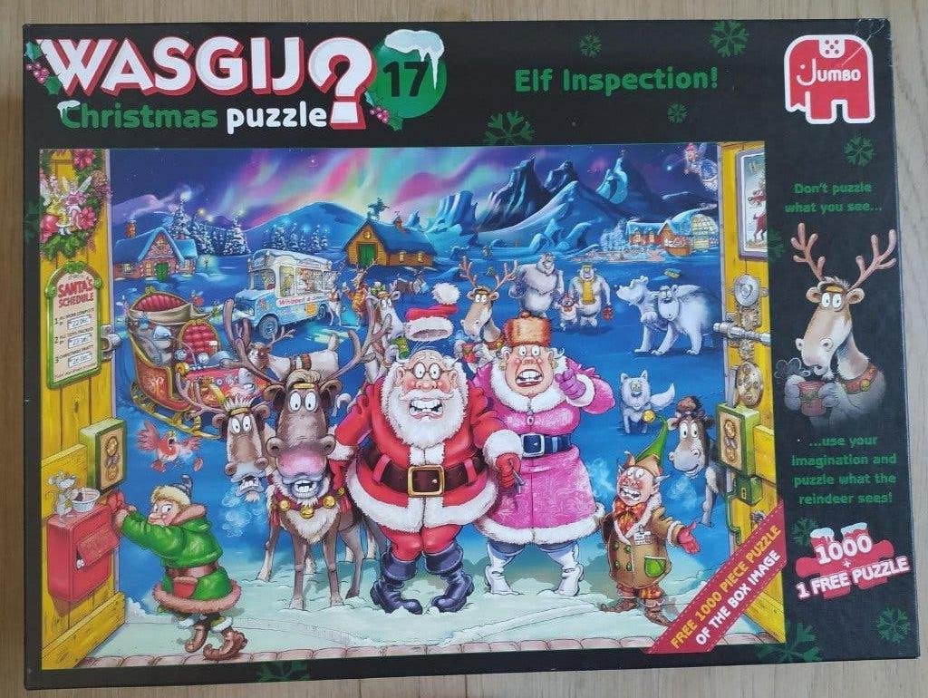 Wasgij Puzzel - Christmas Puzzle 17 ( Elf Inspection ), Ophalen of Verzenden