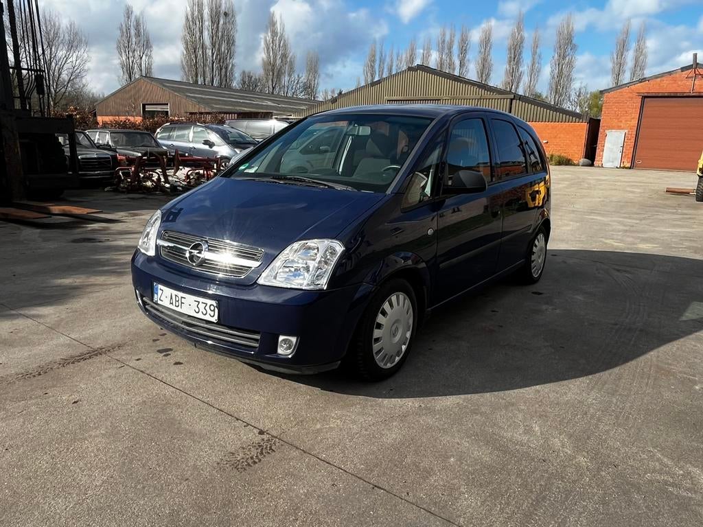 OPEL MERIVA 1.4 BENZINE VAN 2006 MET 90000DKM, Auto's, Voorwielaandrijving, Zwart, Parkeersensor, Blauw
