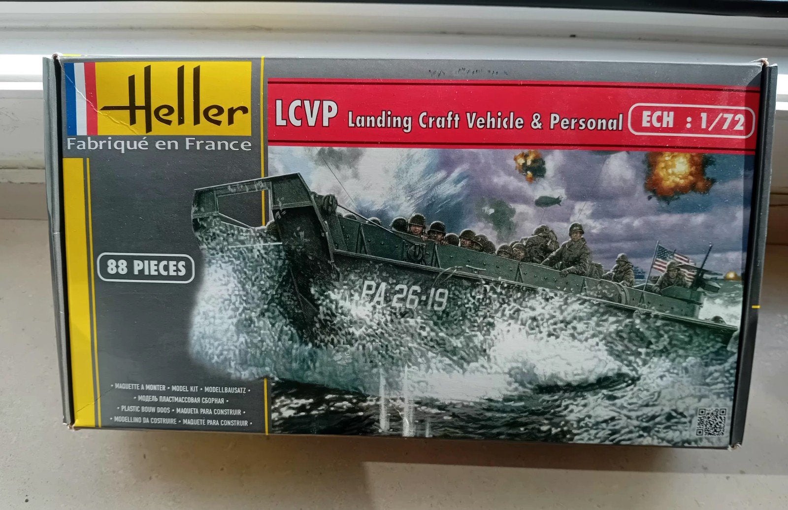 modelbouw 1/72  merk Heller Amfibie voertuig, Hobby en Vrije tijd, Modelbouw | Boten en Schepen, Ophalen, Nieuw, Heller