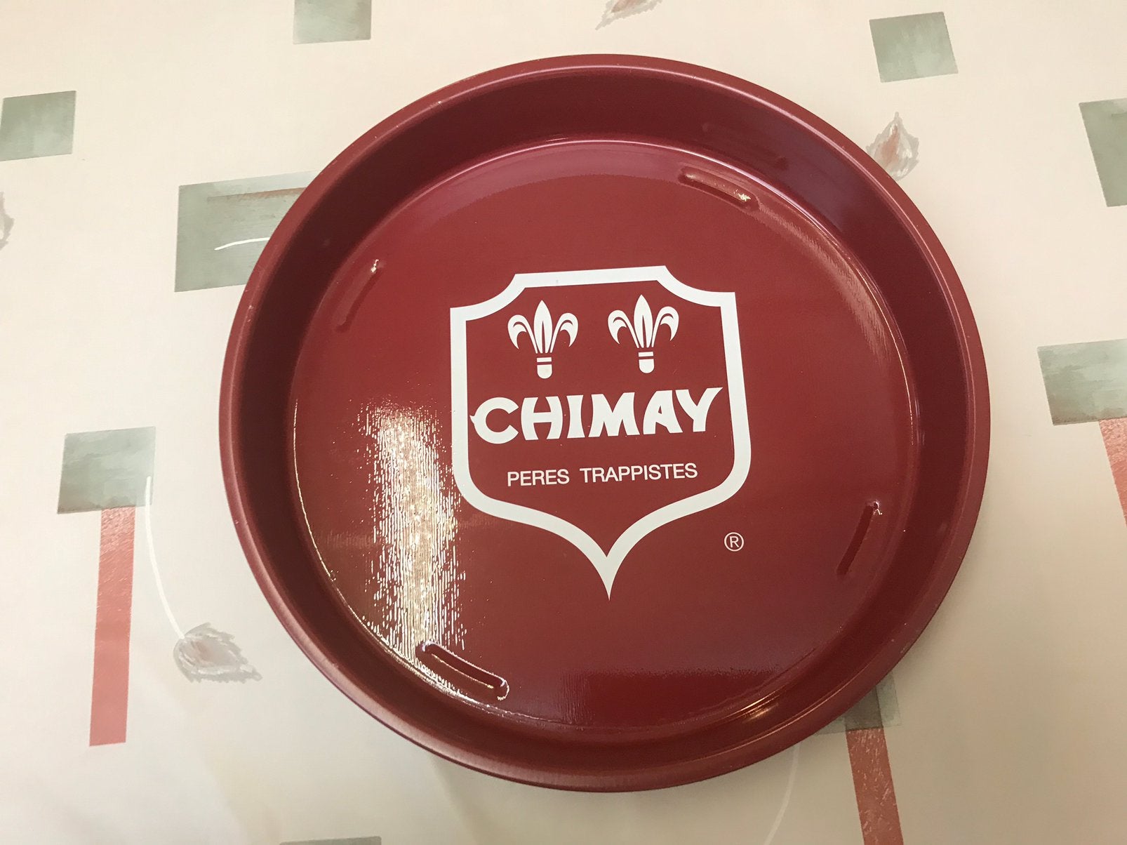 Plateau trappiste de Chimay, Collections, Enlèvement ou Envoi, Comme neuf, Panneau publicitaire