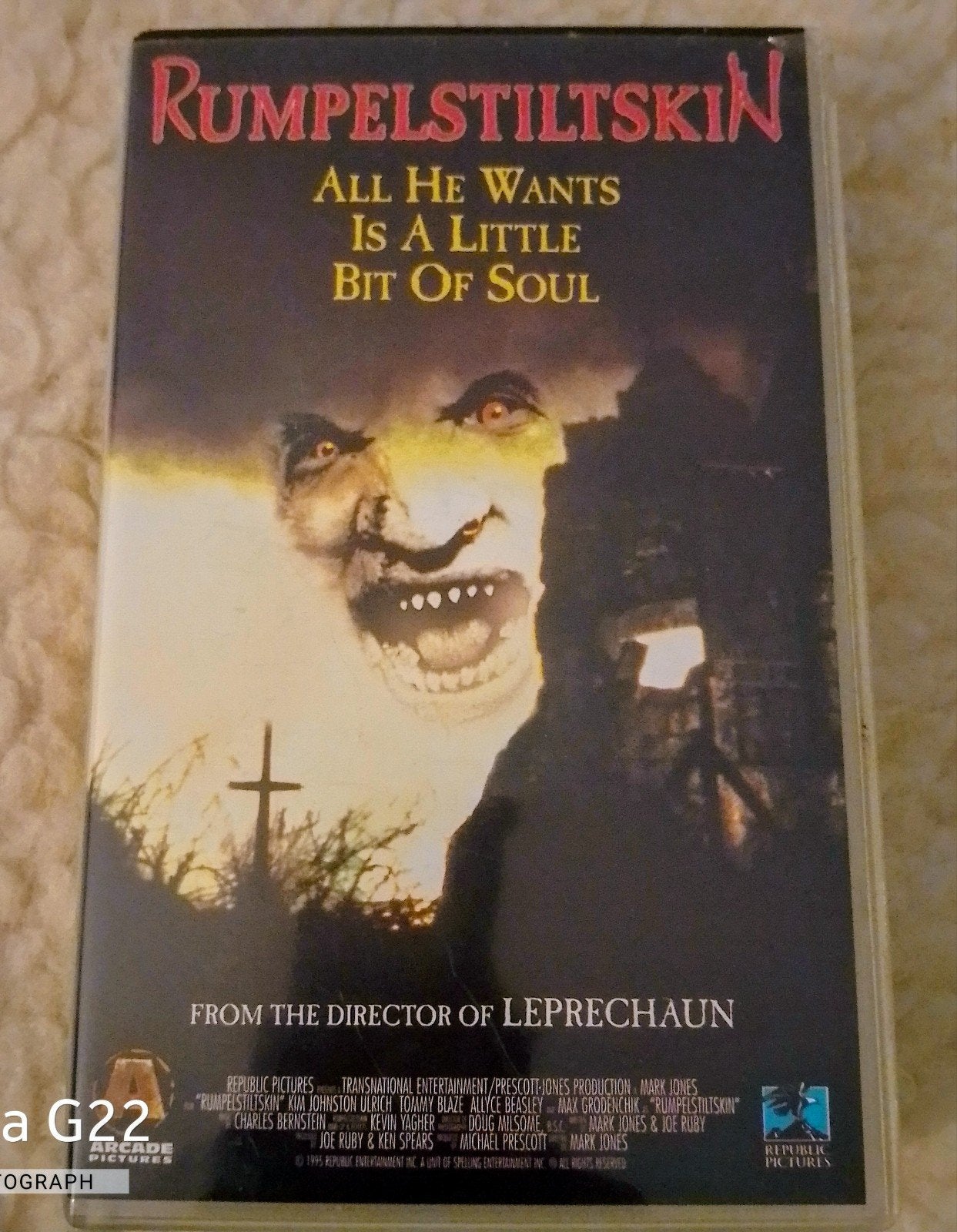 Objet de collection Rumpelstilskin VHS, À partir de 16 ans, Enlèvement ou Envoi, Comme neuf, Horreur