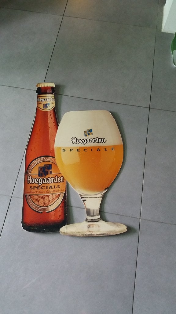 reclamebord hoegaarden SPECIAL, Verzamelen, Ophalen, Reclamebord