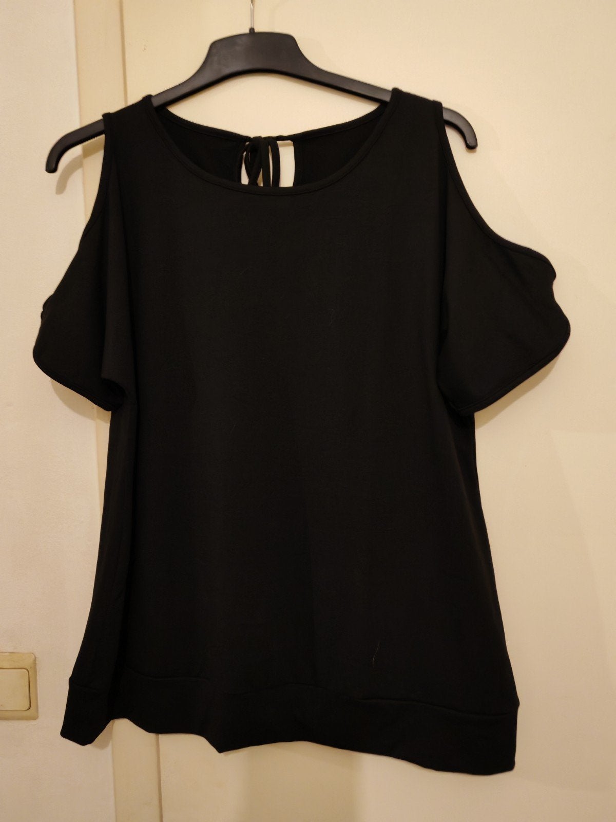 Mooi topje met open schouders, Kleding | Dames, Topjes, Ophalen, Zwart, Maat 46/48 (XL) of groter, Zo goed als nieuw