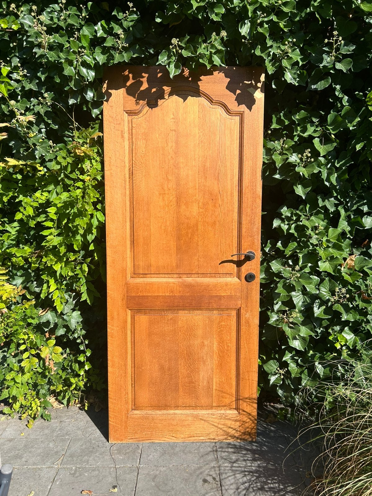 6 eiken deuren + volledig kassement en deurlijst, Enlèvement, Bois, 200 à 215 cm, Porte intérieure