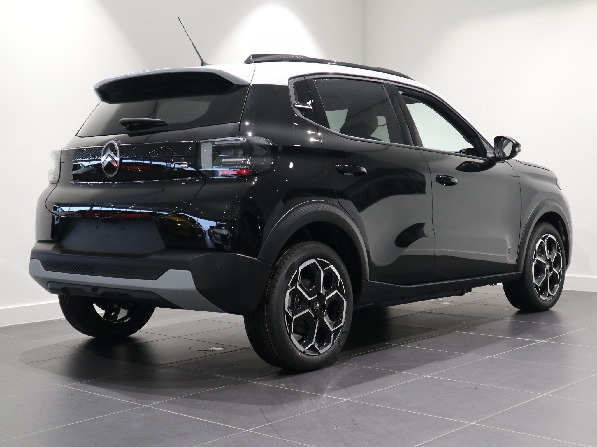 Citroën C3 Hybride 110 ch Automatic MAX, Auto's, Stof, Zwart, Bedrijf, 5 zetels