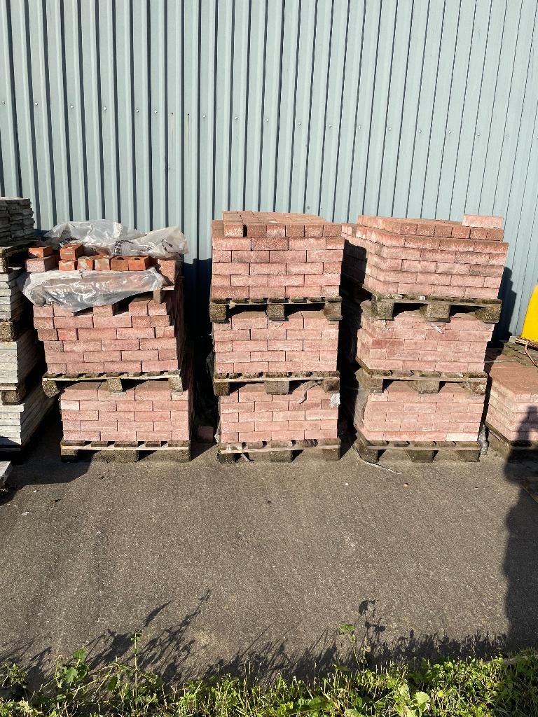 Betonklinkers, Tuin en Terras, Ophalen, Gebruikt, Klinkers, 10 m² of meer