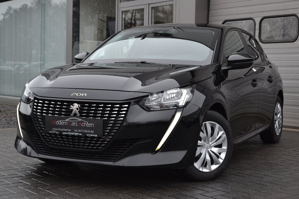 Peugeot 208 1.5 HDI * Airco * Carplay * Getinte ruiten, Auto's, Voorwielaandrijving, 75 kW, Stof, Zwart