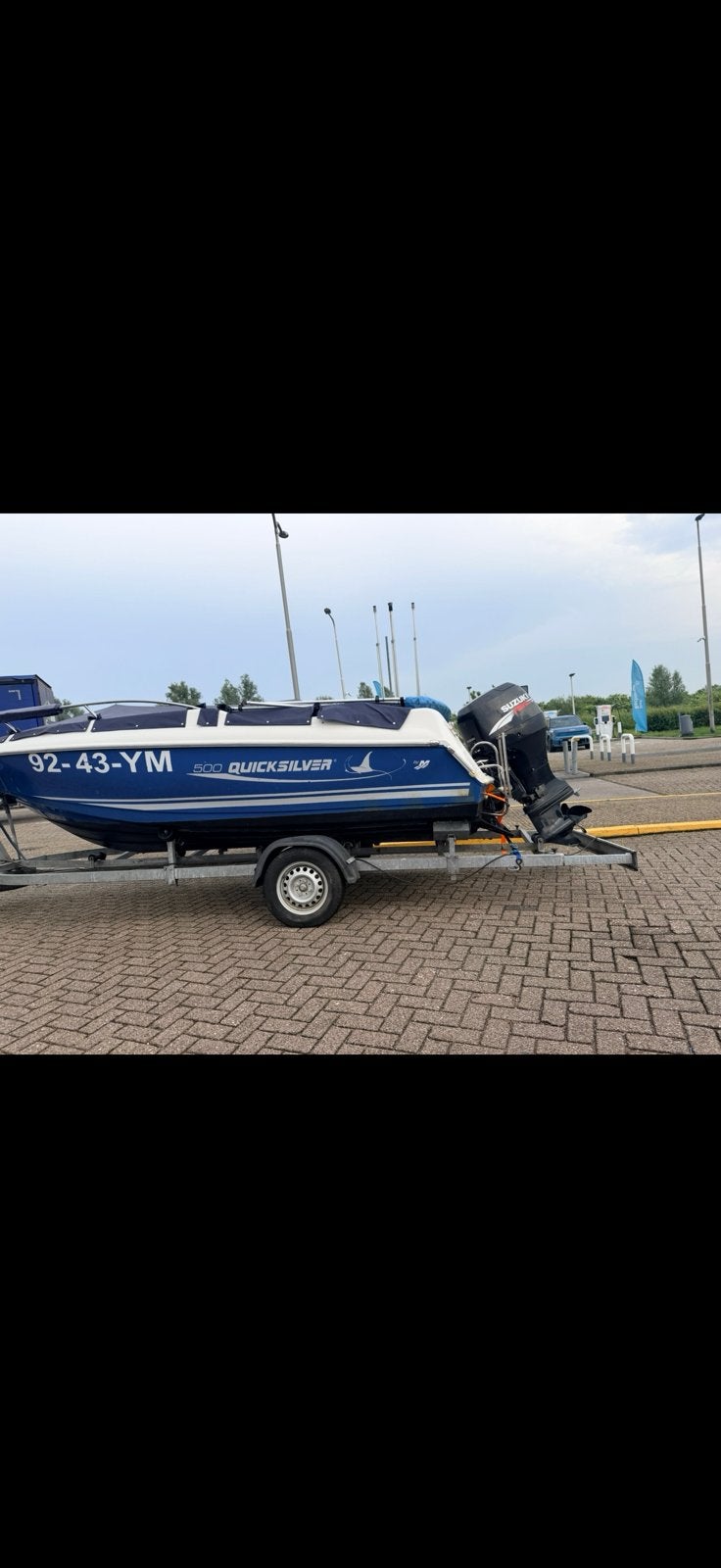 QuickSilver 500 grote consoleboot met suzuki 70 pk 4 takt, Sports nautiques & Bateaux, Enlèvement ou Envoi, Comme neuf, Quicksilver