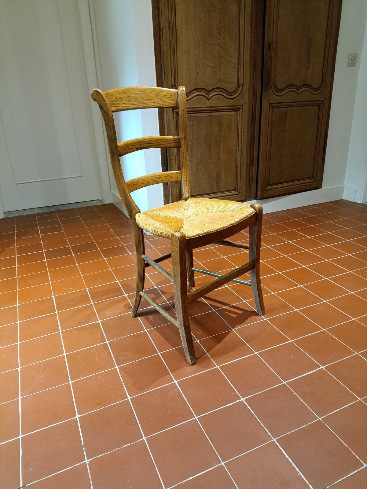 eiken stoelen, Ophalen