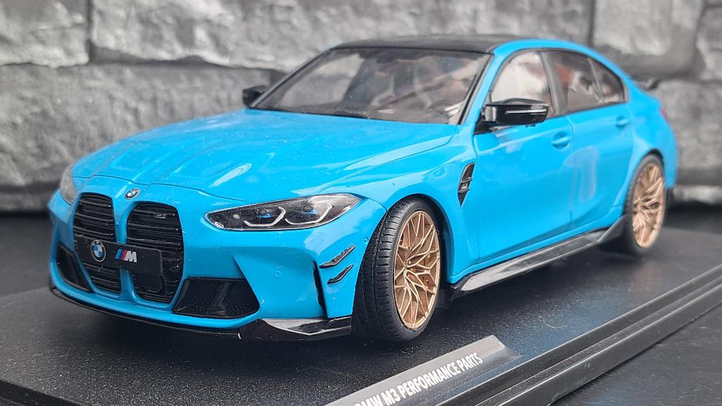 BMW M3 performance G80 1/18ème, Hobby en Vrije tijd, Solido, Auto, Solido, Nieuw
