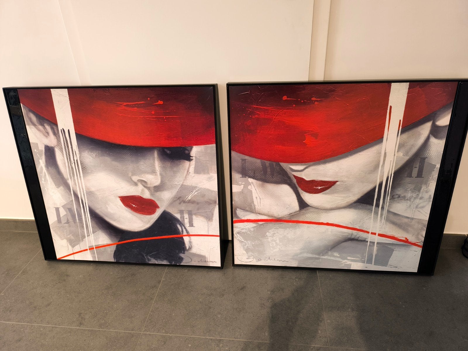 Handgemaakte wand kunstwerken, Ophalen, Handgeschilderd
