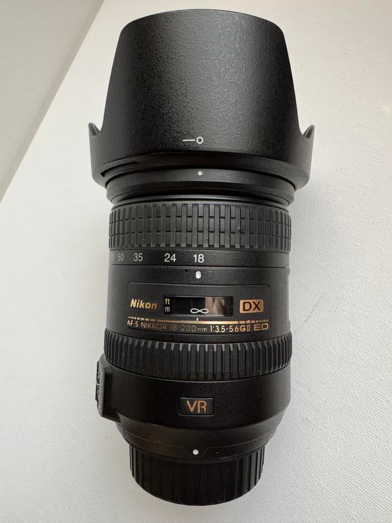 Nikon F 18-200mm AF-S f/3.5-5.6G IF ED VR II zoomlens, Audio, Tv en Foto, Ophalen, Zo goed als nieuw, Zoom
