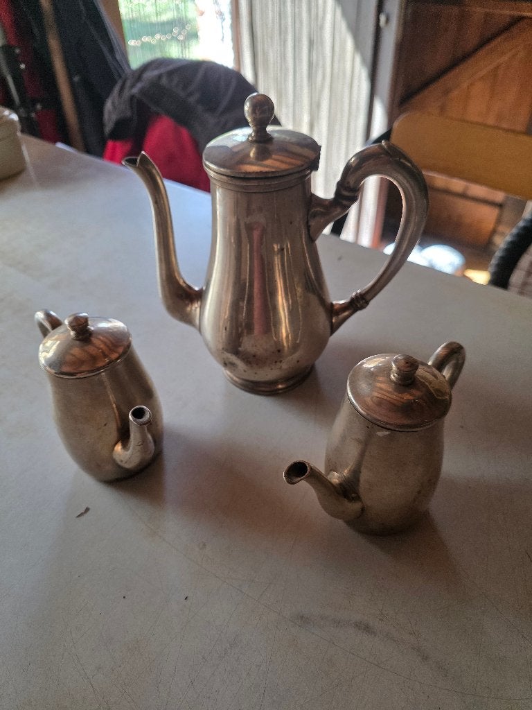 service à café en argent, Antiquités & Art, Enlèvement ou Envoi, Argent