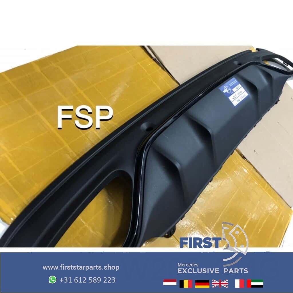 W205 C43 AMG Diffuser Mercedes C Klasse origineel bumper spo, Utilisé, -, -, Enlèvement ou Envoi