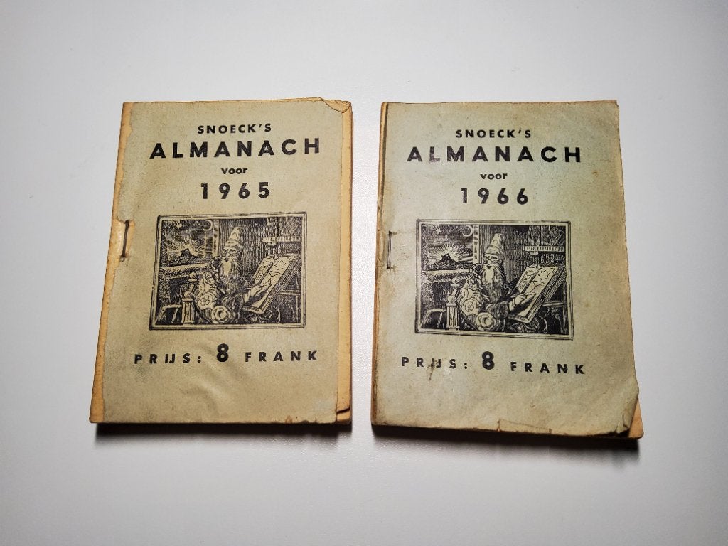 Snoeck,s Almenach 1965 - 1966, Ophalen