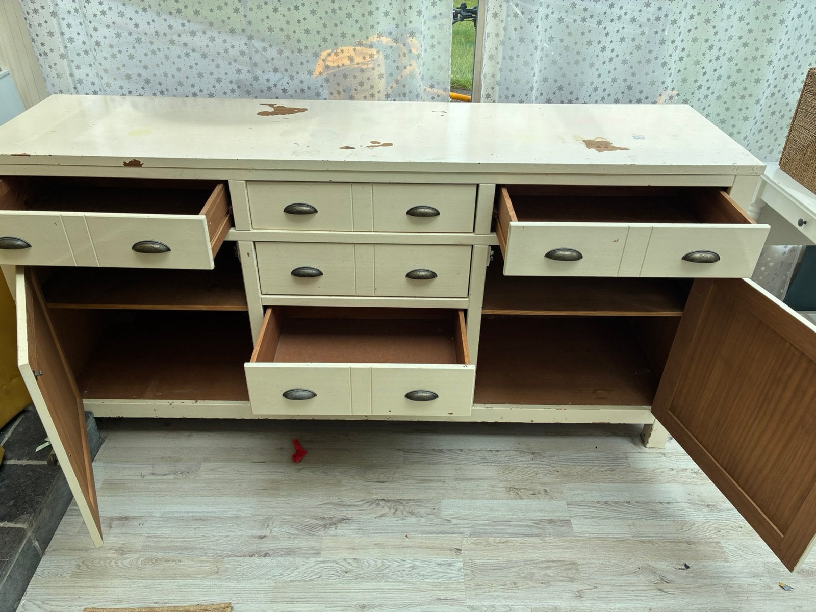Commode nieuw laagje verf nodig, Ophalen, Gebruikt, 150 tot 200 cm, 25 tot 50 cm