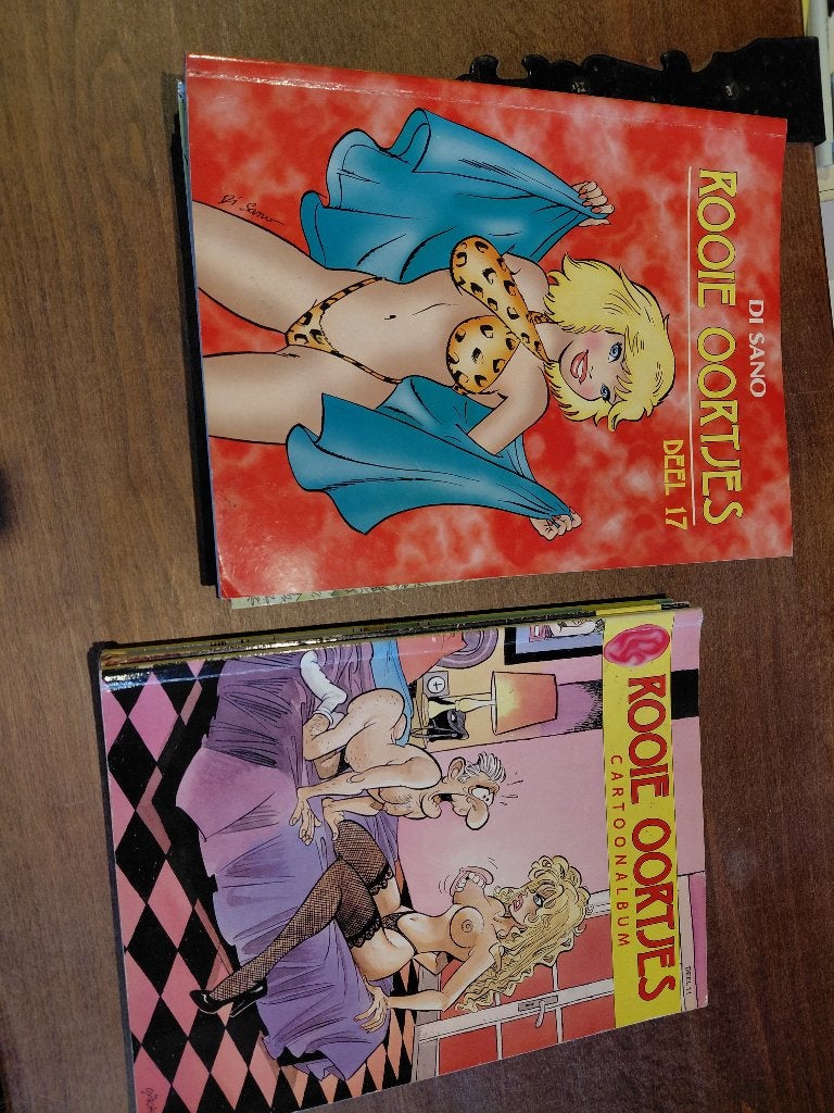 rooi oortjes, Boeken, Meerdere stripboeken, Ophalen of Verzenden, Gelezen