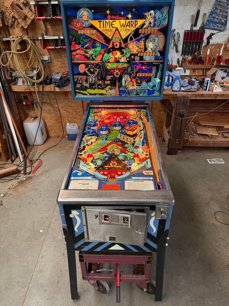 Flipperkast Time Warp, Flipper (jeu), Williams, Enlèvement, Utilisé