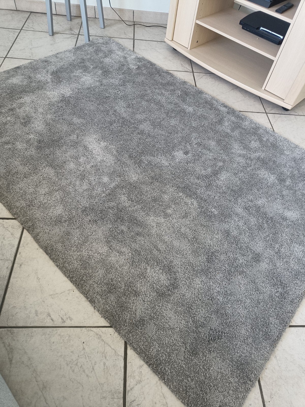 grijs tapijt - 195 cm x 130 cm, Ophalen, Grijs
