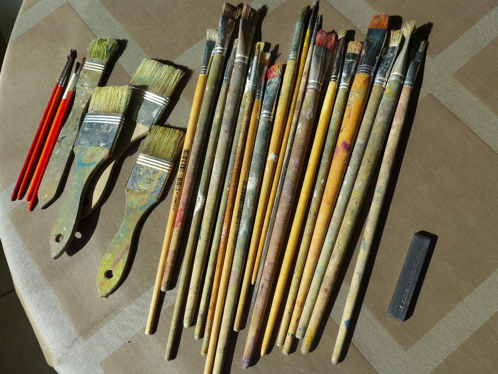 Pinceaux de peintre, Enlèvement ou Envoi, Utilisé, Pinceau ou Brosse
