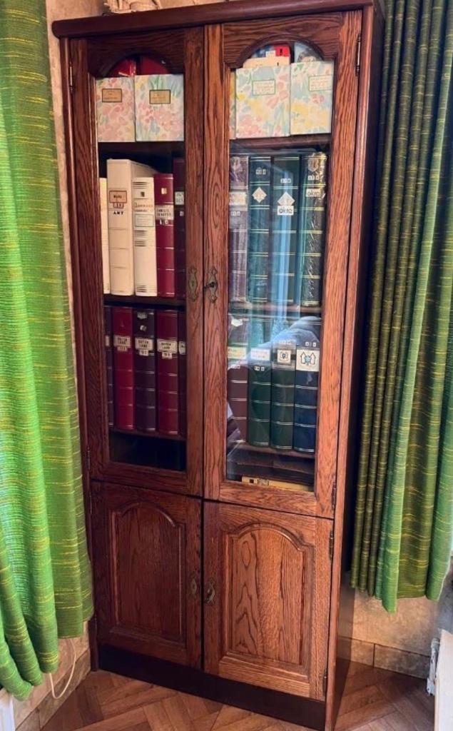 Boekenkast, Ophalen, Glas, Klassiek, 50 tot 100 cm