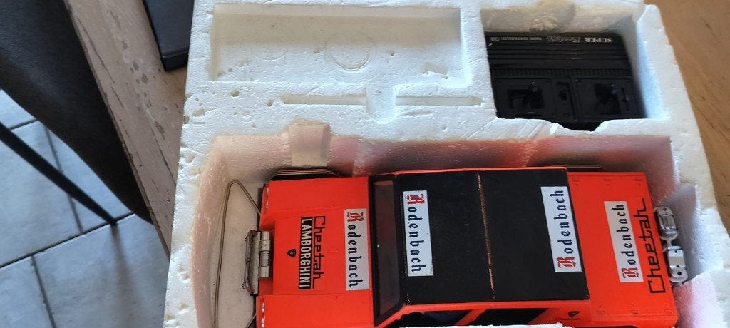 Vintage RC auto Lamborghini, Ophalen, Gebruikt, Afstandsbediening