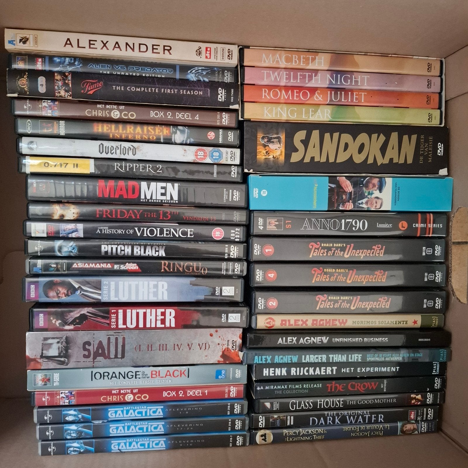 Groot lot dvds - films & series, CD & DVD, DVD | Autres DVD, Enlèvement
