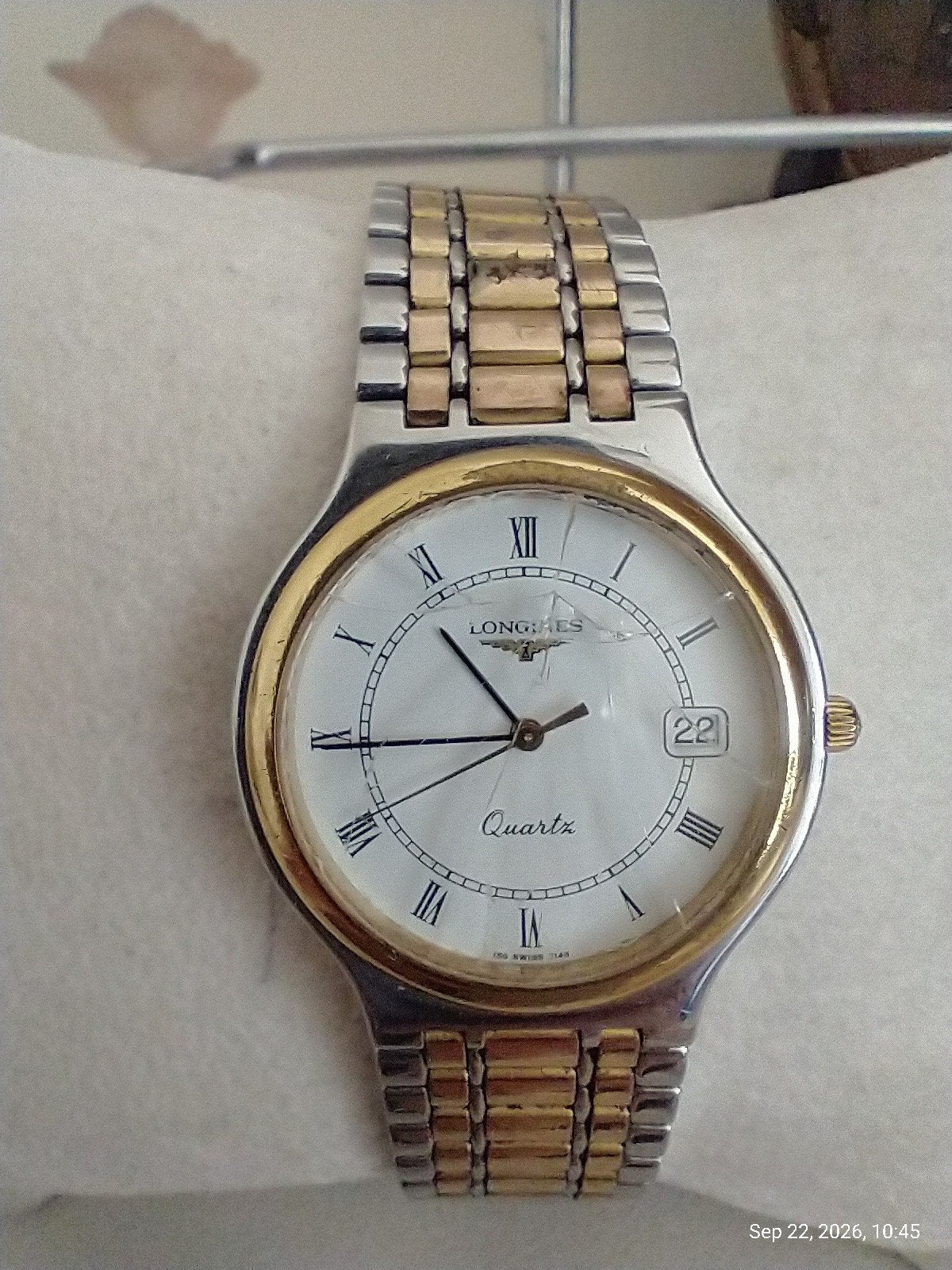 Longines polshorloge, Handtassen en Accessoires, Ophalen of Verzenden, Polshorloge
