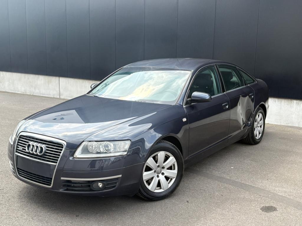 Audi A6 2.7 diesel 2006, Autos, Audi, Particulier, A6, Attache-remorque, Diesel, Coupé, 4 portes, Automatique, Bleu, Gris, Cuir