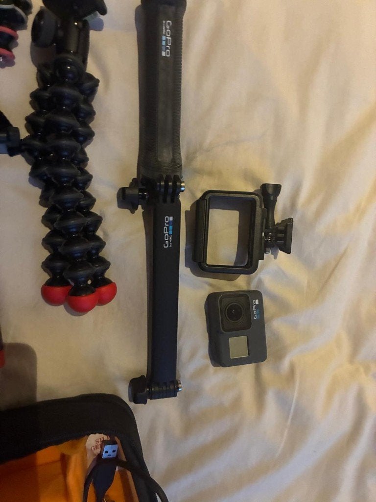 GoPro HERO6 Actioncam Set - Met Veel Accessoires, Ophalen, Gebruikt, GoPro