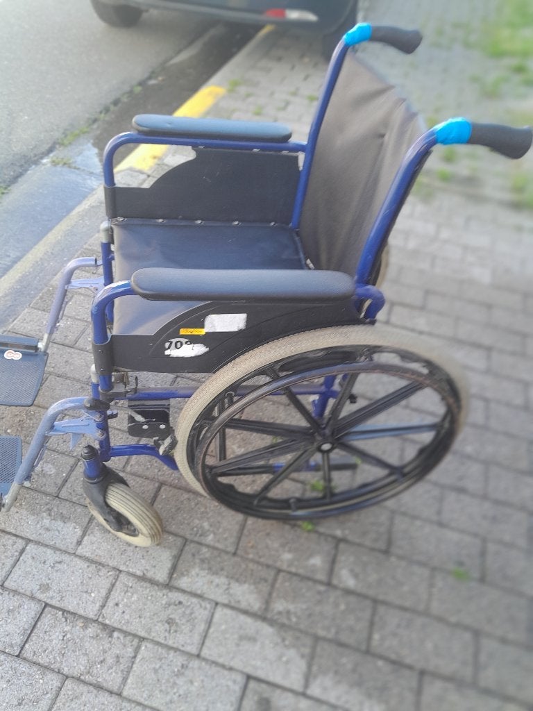 Chaise roulante, Enlèvement, Pliant, Comme neuf, Fauteuil roulant à pousser