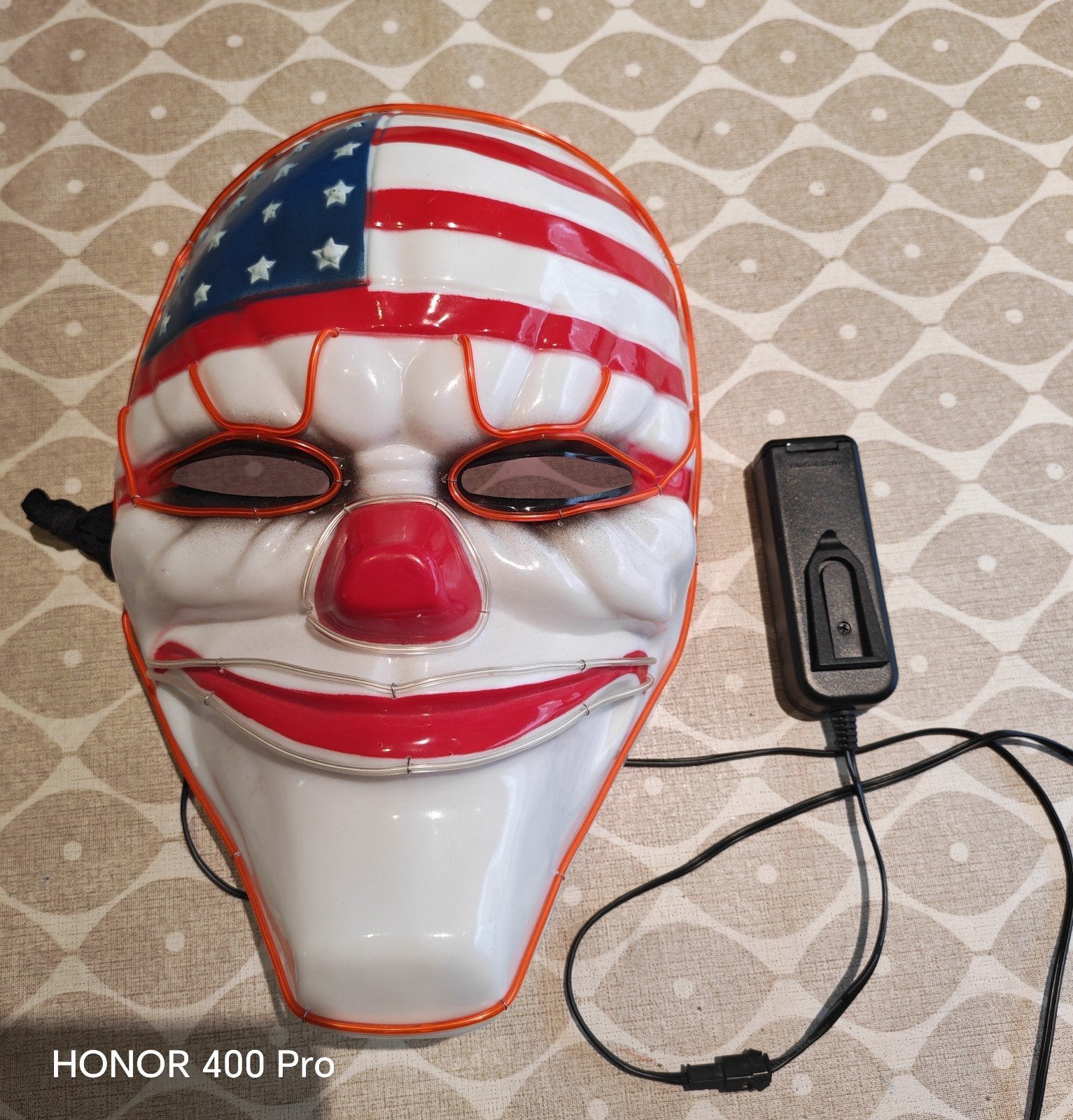 Amerika-masker met verlichting, Ophalen of Verzenden
