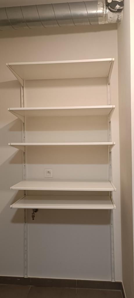 Étagère de rangement blanche à 5 étagères, Enlèvement