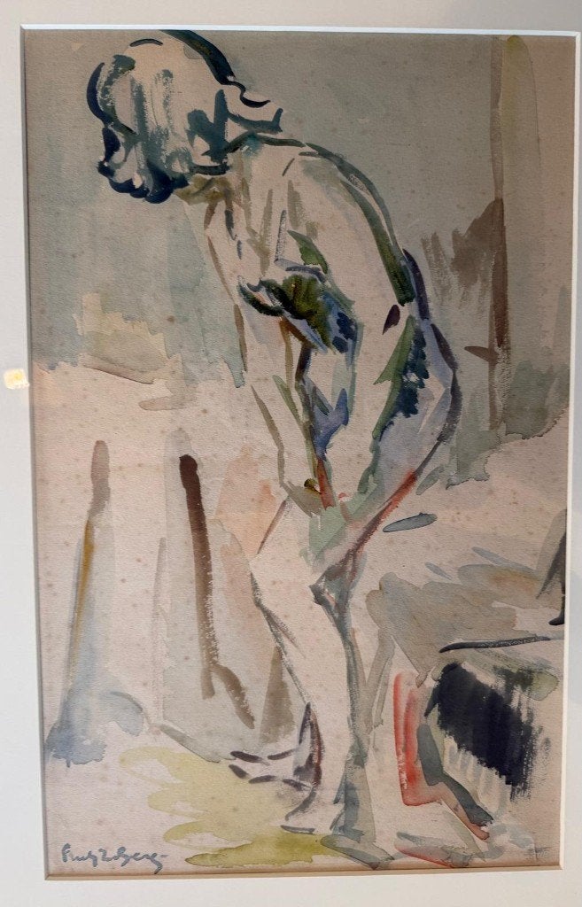 Freek van den Berg  Aquarel, Ophalen, Gesigneerd, Aquarel