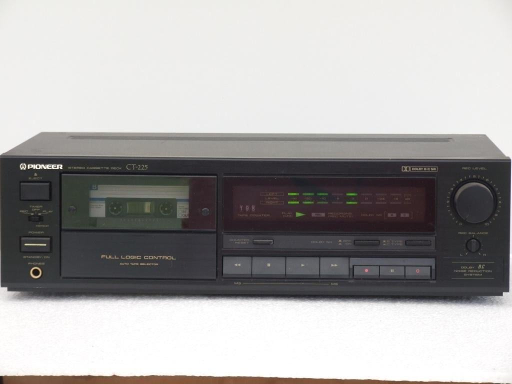Cassettedeck full logic, Dolby B+C, led-VU, auto-tapeselect, Audio, Tv en Foto, Cassettedecks, Ophalen of Verzenden, Tiptoetsen