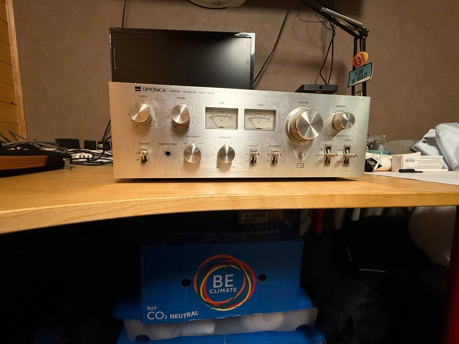 Amplificateur stéréo Optonics SM -1515, Autres marques, Moins de 60 watts, Enlèvement ou Envoi, Stéréo