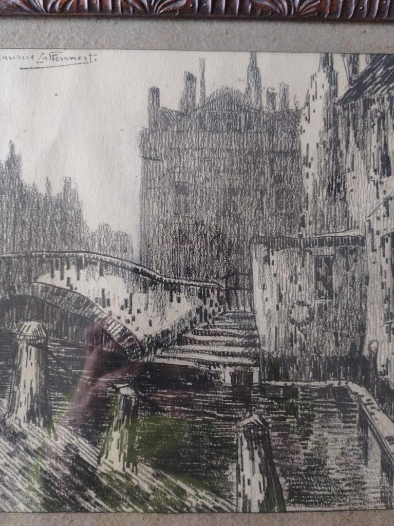 Dessin original de Maurice Callewaert (Mouscron 1900-Paris 1, Antiquités & Art, Enlèvement ou Envoi