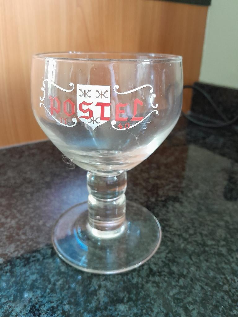 Bierglazen Postel en Cristal, Collections, Enlèvement, Comme neuf, Verre à bière