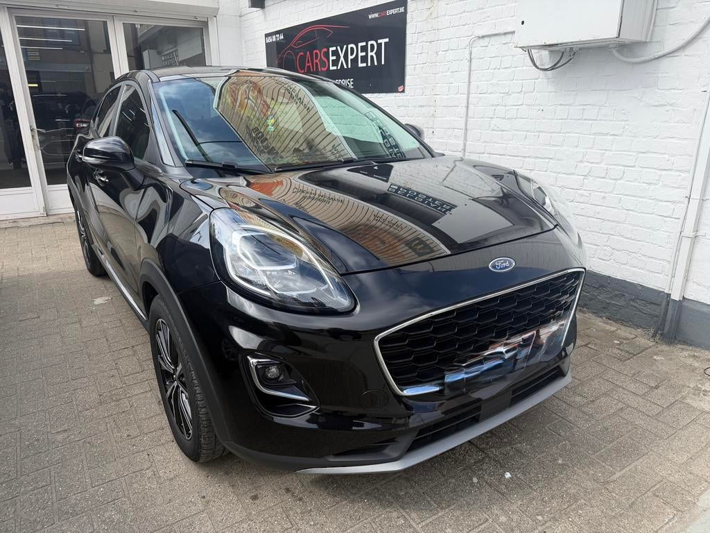 Ford Puma Titanuim 116.000 km Gps, Automaat, Puma, Zwart, Zwart