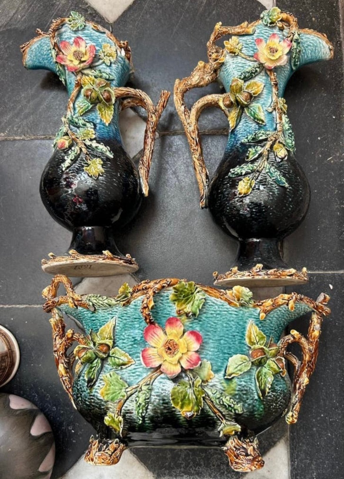 Garniture de cheminée ancienne, Enlèvement