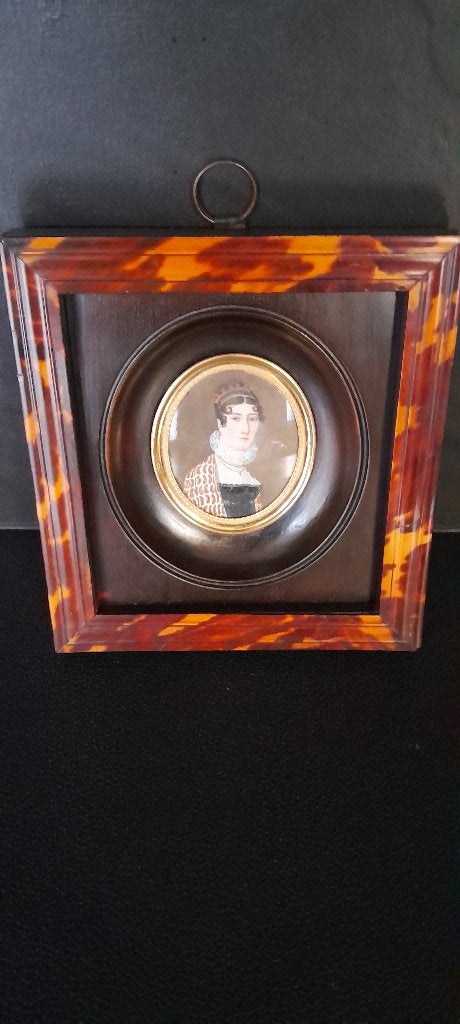 Miniatuur uit de Empire-periode rond 1810, Antiek en Kunst, Ophalen