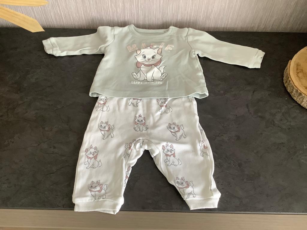 Disney de Aristokatten Marie baby setje (Maat 62), C&A, Meisje, Ophalen of Verzenden, Zo goed als nieuw