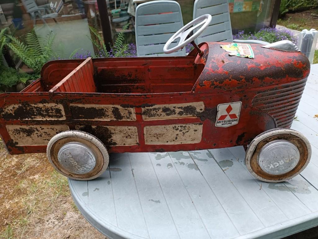 vintage kinder go cart, Antiquités & Art, Curiosités & Brocante, Enlèvement