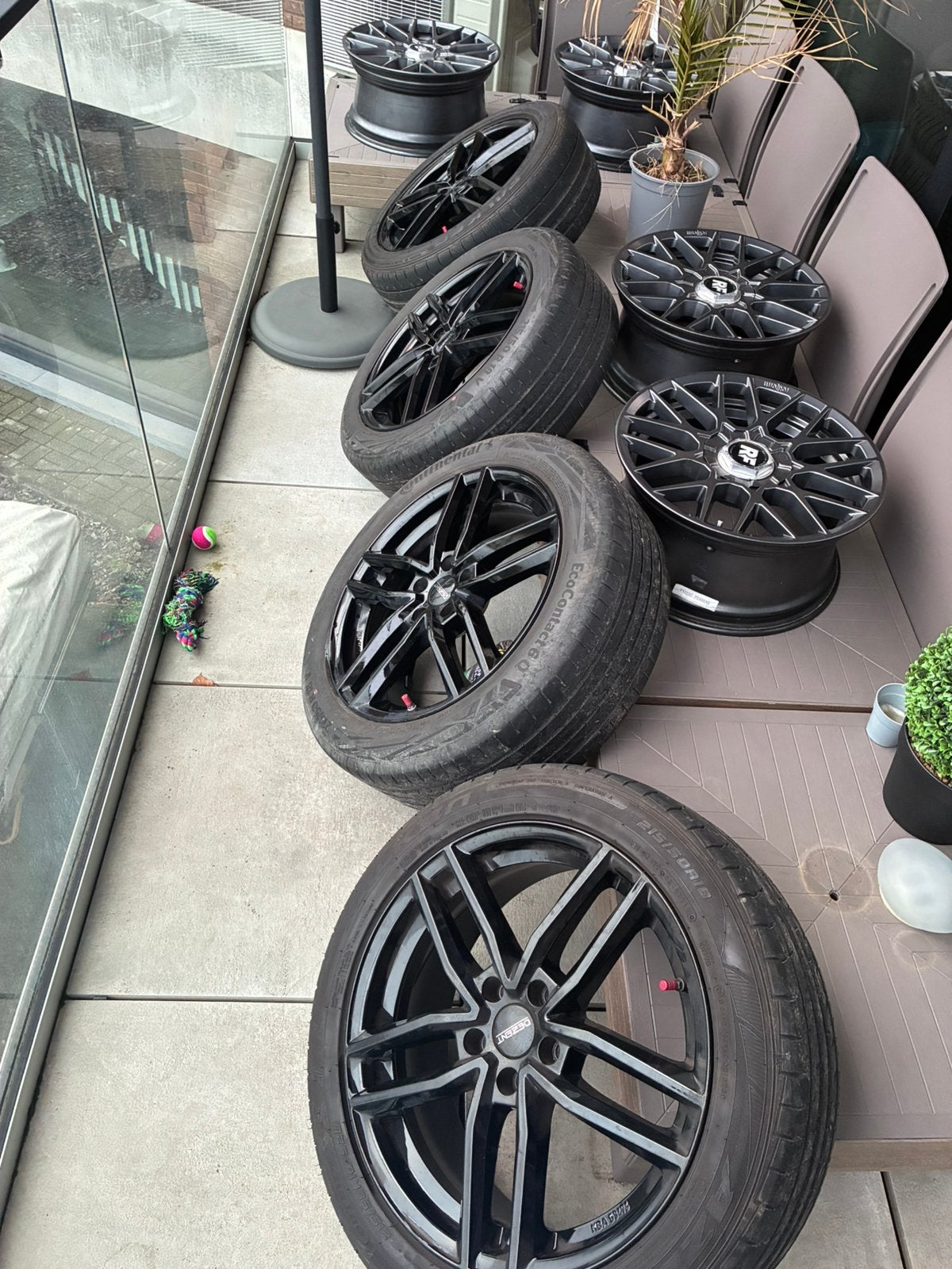 5x108 DEZENT 18Inch velgen + band, Autos : Pièces & Accessoires, Enlèvement, 18 pouces, Véhicule de tourisme, Pneus et Jantes