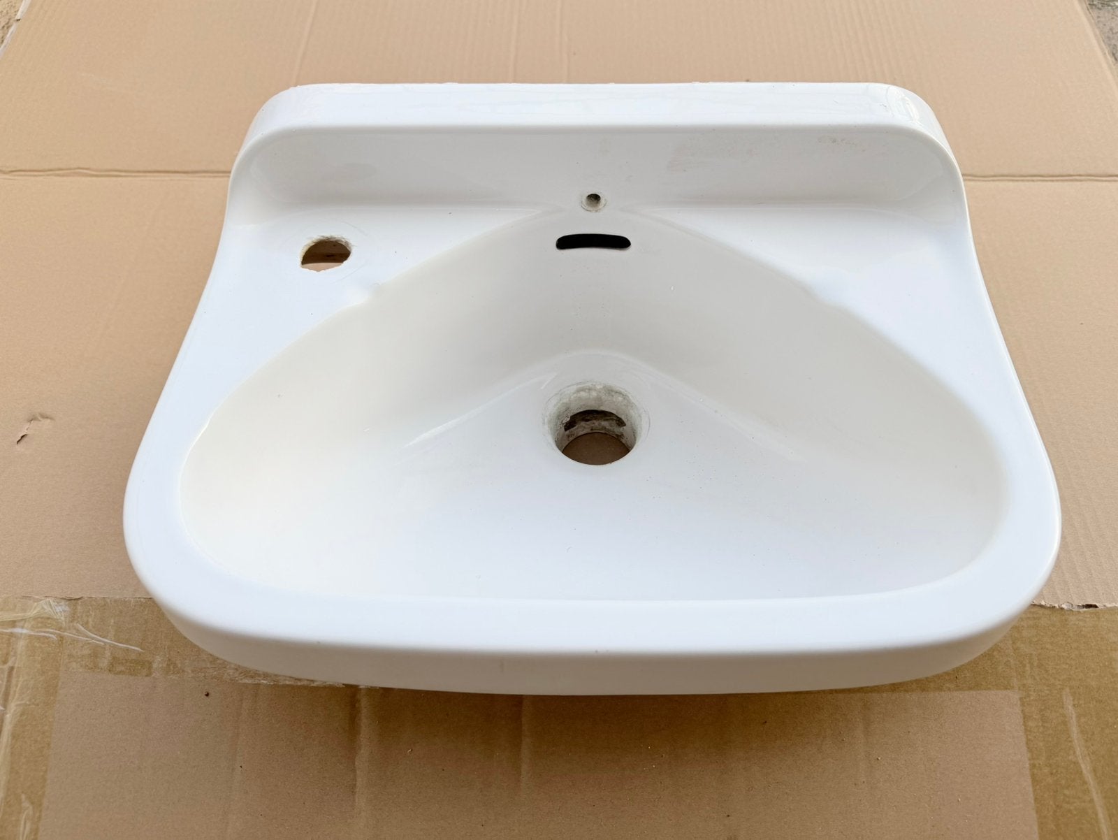 Lave main en céramique blanc 36cmx28cmx20cm LxPxH neuf, Bricolage & Construction, Sanitaire, Enlèvement, Comme neuf
