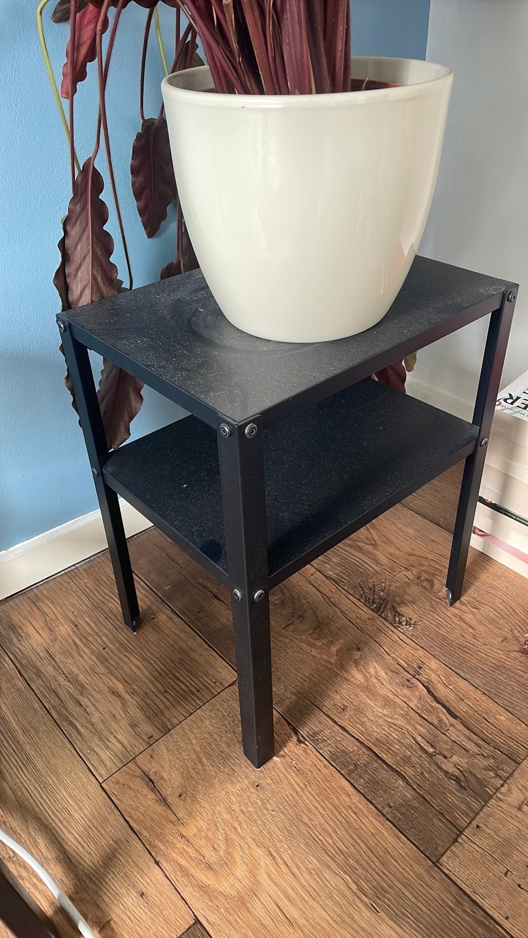 Table ikea KNARREVIK noire, Enlèvement, Comme neuf