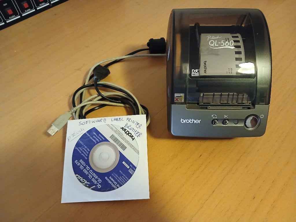 Brother P-touch Q-560 label printer, Ophalen, Gebruikt, Azerty, Etiket